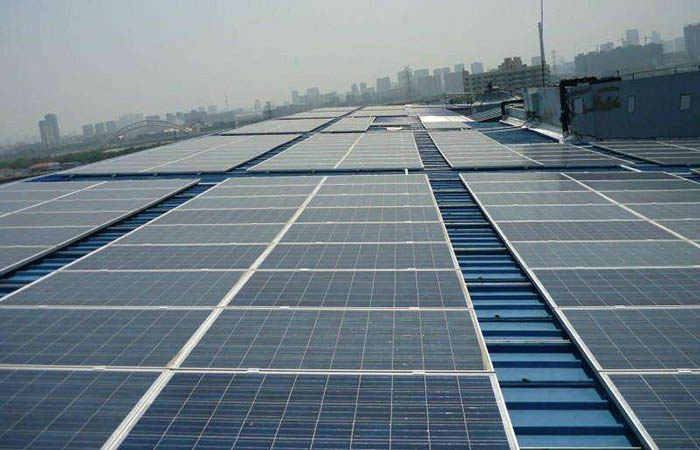 平面屋顶太阳能发电
